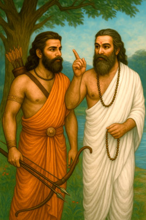 Arjun and Yudhishthir